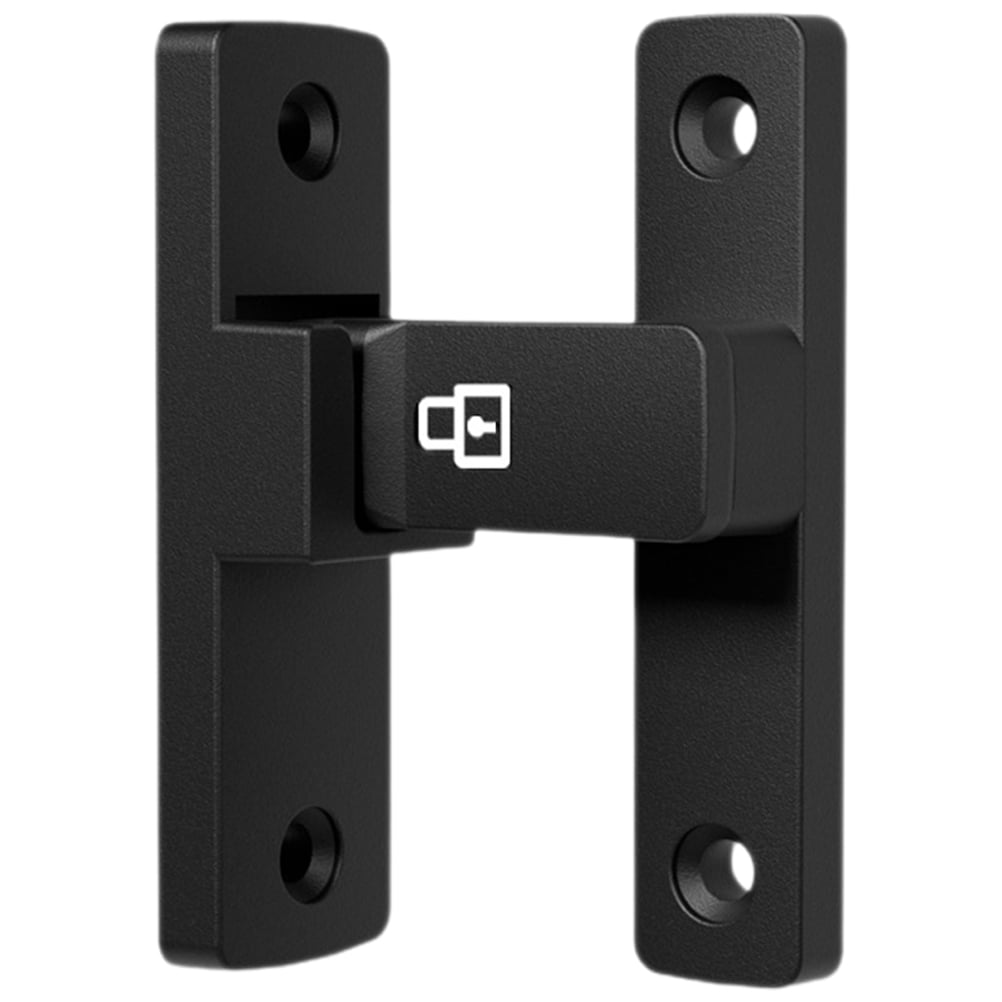 No Punching Antitheft Door Latch Sliding 90 Degree Right Angle Shift Barn Doors Locks for Front