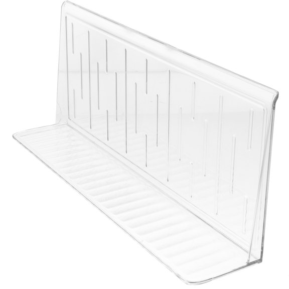TABLZONE Bathroom Wall Organizer Floating Shelf Plastic Storage Rack 1 Piece for Shower and Vanity