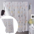 thumbnail image 1 of No Punching With Yarn Curtain Translucent Impervious To People Yarn Curtain Fabric Polyester Curtains,C,Cloth, 1 of 7