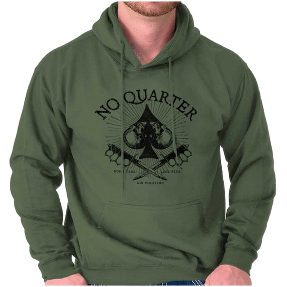 No Quarter Flag Mercy Defend Freedom Hoodie Sweatshirt Women Men Brisco Brands L