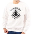 thumbnail image 1 of No Quarter Flag Mercy Defend Freedom Unisex Plus Fleece Graphic Sweatshirt Brisco Brands 2X, 1 of 6