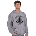 thumbnail image 1 of No Quarter Flag Mercy Defend Freedom Unisex Plus Size Zip Hoodie Brisco Brands 3X, 1 of 6