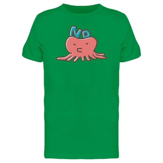 No, Quote And Octopus Doodle Tee Men's -Image by Shutterstock