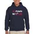thumbnail image 1 of No Ramen No Life Quote Art Hoodie Men -Smartprints Designs, Male Medium, 1 of 4