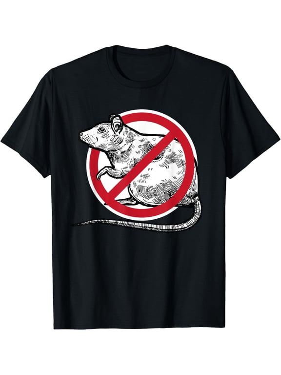 No Rat Sign Stop Snitching Pest Control T-Shirt