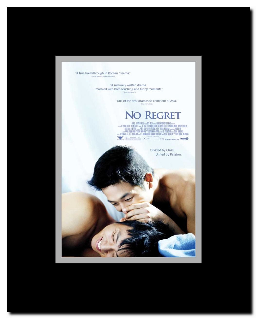 No Regret Framed Movie Poster