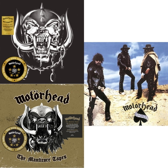 No Remorse (50Th Anniversary) (Red/Black Splatter Vinyl/2LP) & Manticore Tapes & Ace Of Spades