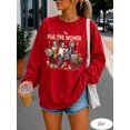 thumbnail image 1 of No Rest For The Women Sweatshirt, Funny Halloween Mom Crewneck, Sarcastic Witchy Mom Pullover, Retro Skeleton Mom Spooky Season Shirt, 1 of 4