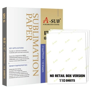 Bulk Wholesale 1100 Sheets 120g A-SUB Sublimation Paper 8.5 x 11