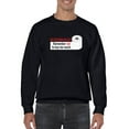 thumbnail image 1 of No Return Policy Funny Quote Sweatshirt Men -GoatDeals Designs, Male x-Large, 1 of 4