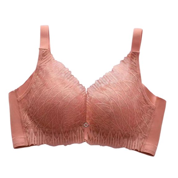 No Rims Hand Cups Small Chest Up Bra Lace Edge Comfortable Supportive Wireless Lift Push