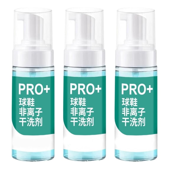 No-Rinse Shoe Cleaning Foam - 5.07oz Yellow Stain Remover Sneaker Cleaner Spray Dry Cleaning Formula Leather Fabric Safe(C)