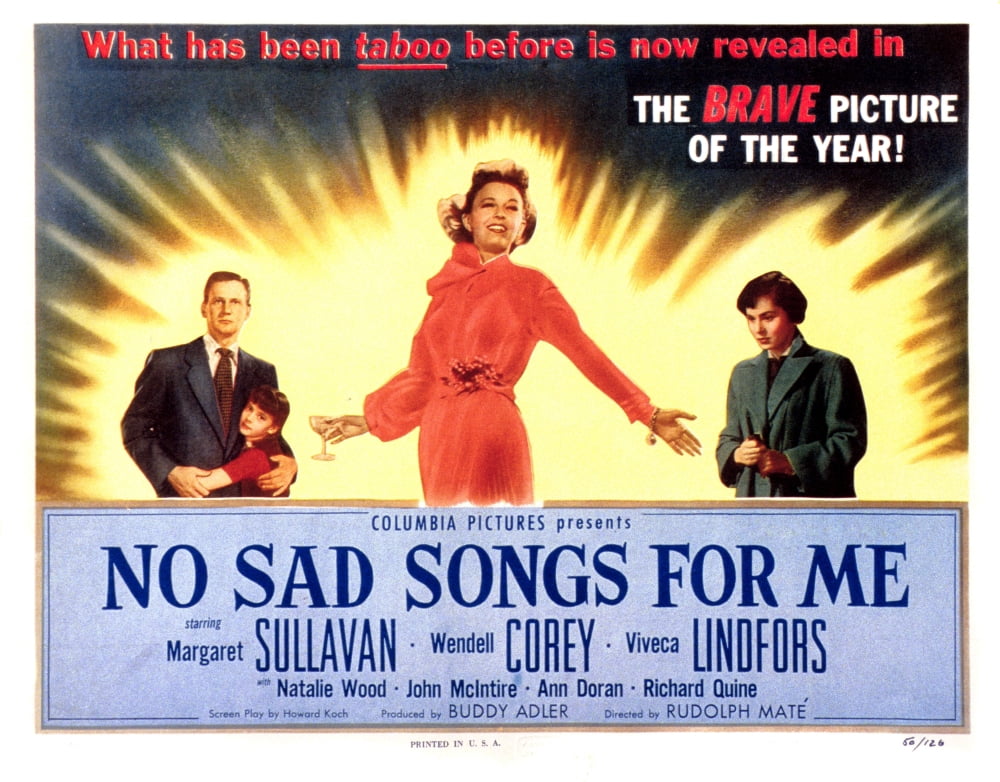 No Sad Songs For Me U Canvas Art - (28 x 22)