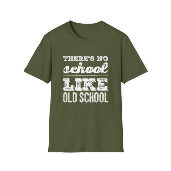 No School Men Women 80s Novelty Graphic T-Shirt