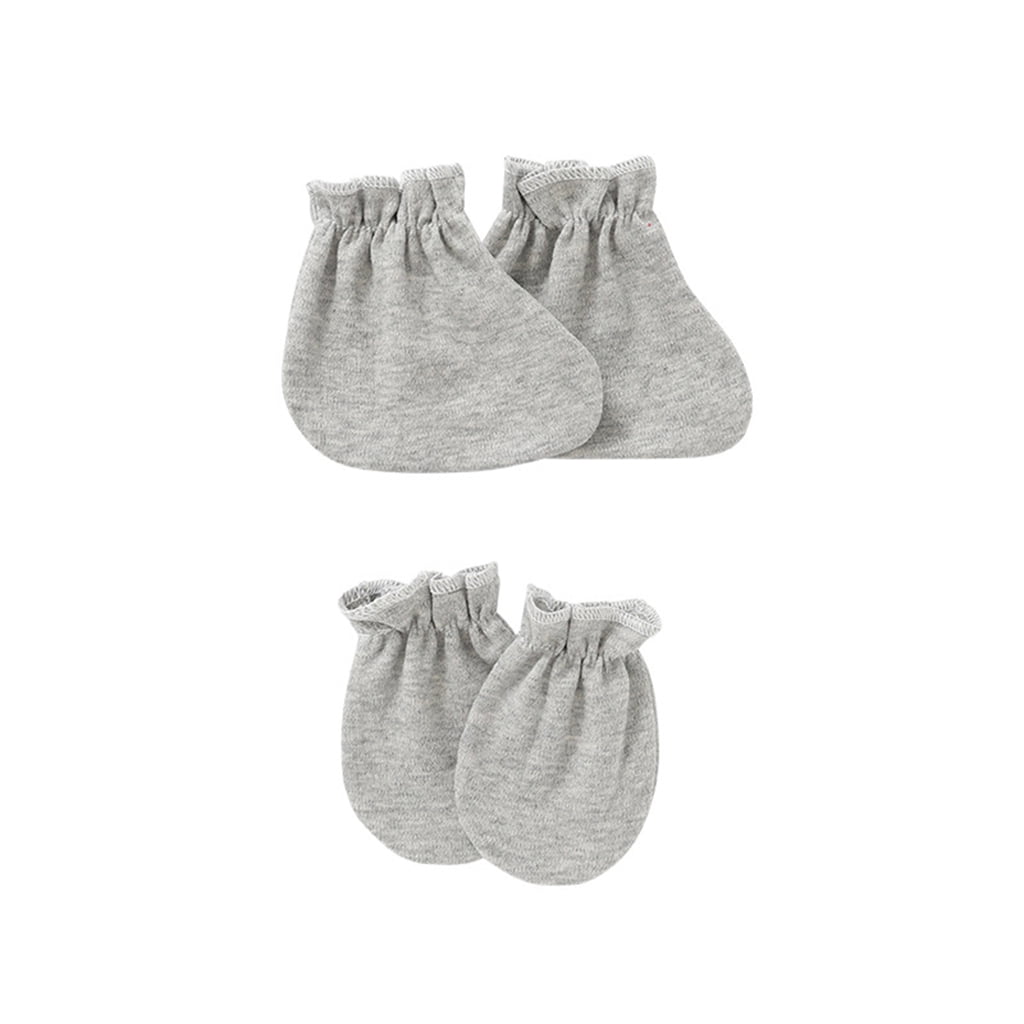 No Scratch Mittens Socks Set Anti Scratching Gloves Foot Covers