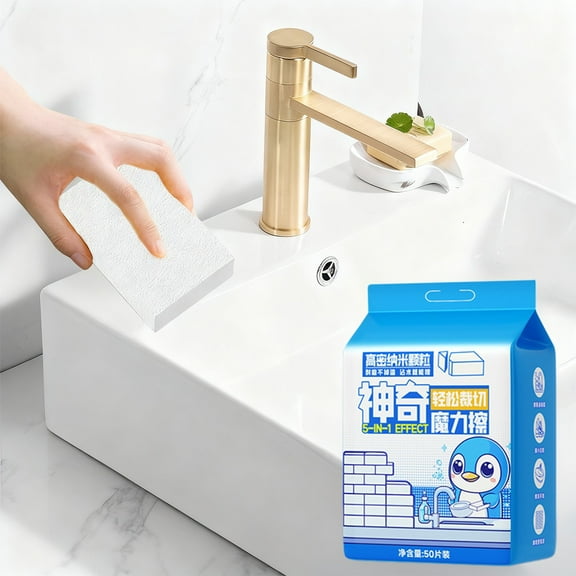 No-Scratch Scrub Sponges Multipurpose Kitchen Cleaning Pads for Dishes Pots Pans Heavy Duty Reusable Household Scouring Pads for Sink Bathroom Car Non-Scratch Cleaning Sponge Cloths