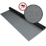 No-See-Um Insect Screen - 20x20 Mesh Bug Screen Roll - 84 in x 25 ft - Window, Door, Patio, Porch