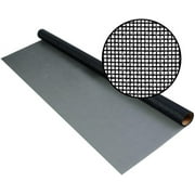 No-See-Um Screen Mesh Kit - (48 in x 25 ft) Roll of Screen & Roller Tool - 20x20 Tiny Mesh Insect Screening For Windows, Patios, & Porches - Charcoal