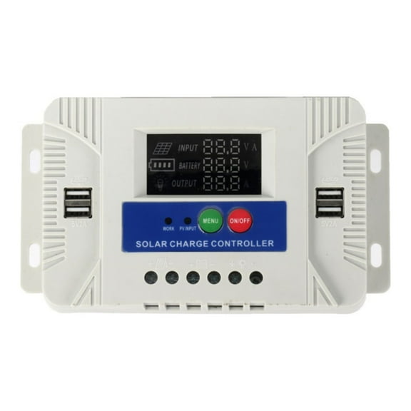 No Setups Solar Controllers 12V 24V Automatic System High Efficiency Charging Device Easy to Carry for Off Energy