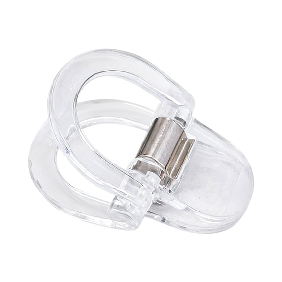 No-Sew Hem Clips,Adjustable Cuff Holders,Invisible Tightener,1Pcs Fabric Holder for Hemming Pants and Shirts,Reusable Quilting Clips,No-Slip Tightener for Clothing Temporary Fix,0.98x1.1 inch(Clear)