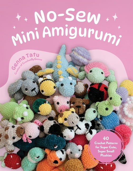 [Mi]あみぐるみ No-Sew Mini Amigurumi, Crochet Patterns, 40, Super Cute Tiny