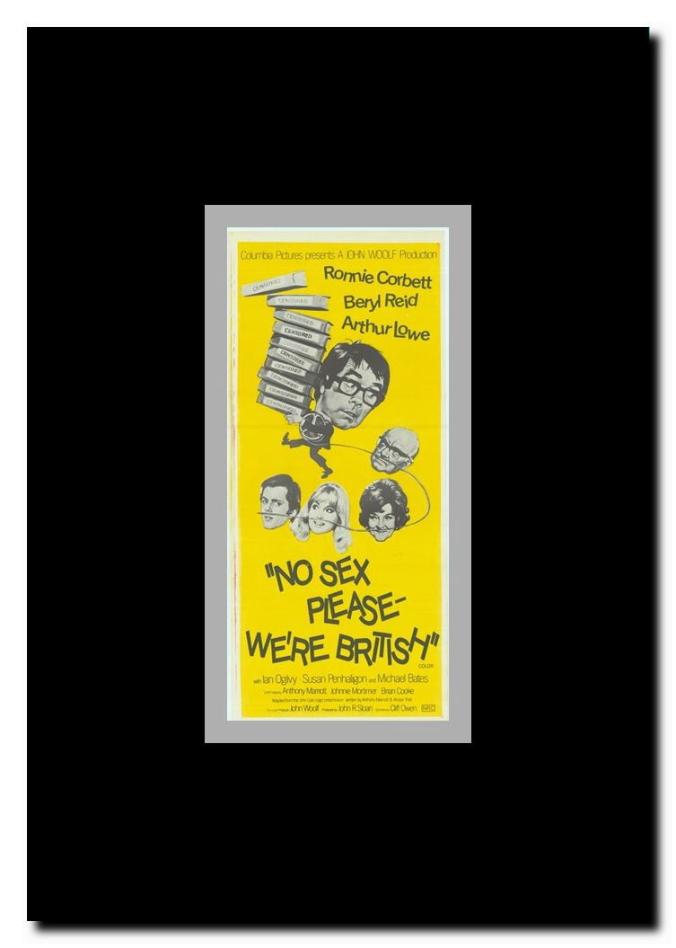 No Sex Please Were British Framed Movie Poster