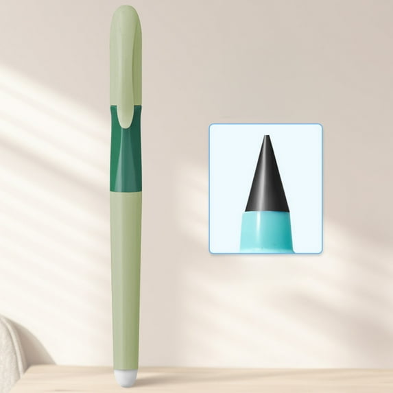 No-Sharpening Eternal Pencils for Writing and Drawing, Abrasion Resistant with Self-Contained Eraser, Student Practice Tool, 5.5x0.4 Inches