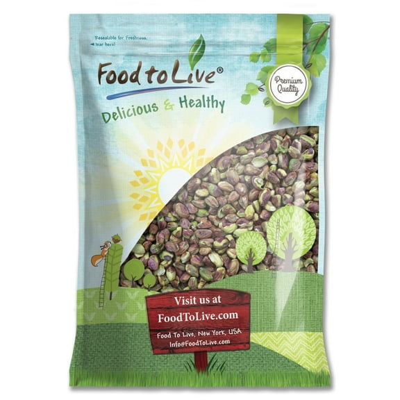 California Pistachio Kernels, 9 Pounds - Kosher, Raw, Vegan - by Food to Live