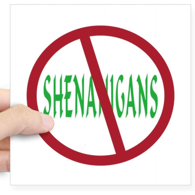 no-shenanigans-symbol-square-sticker-3-x-3-square-bumper-sticker-car