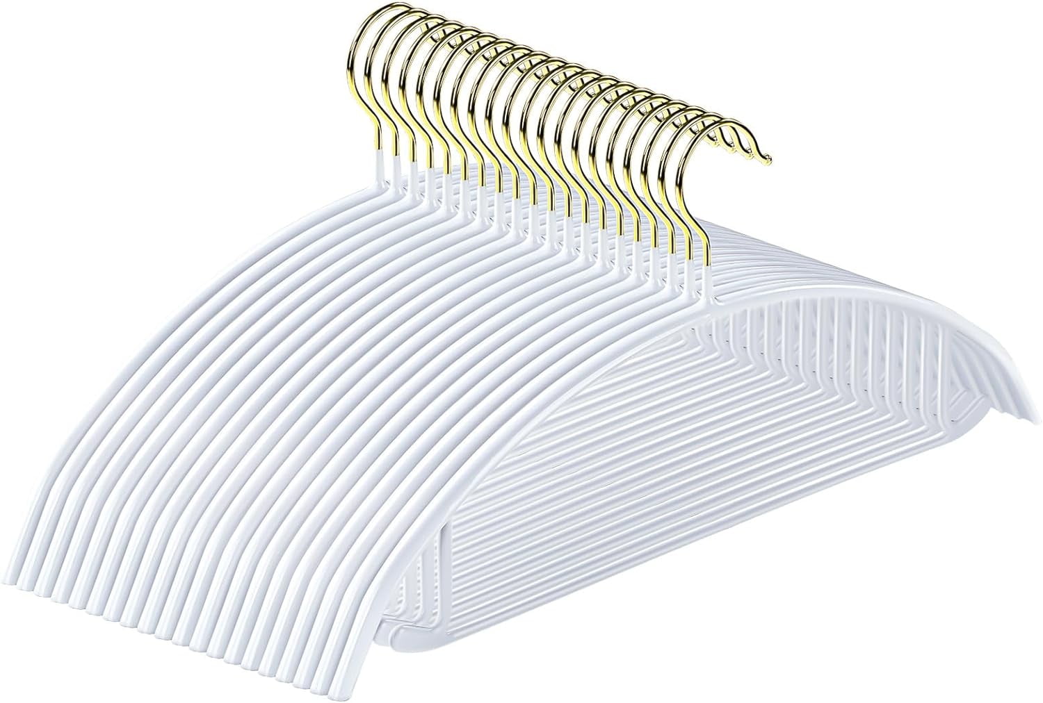 No Shoulder Bumps Coat Hangers NonSlip NanoDipped & Space Saving