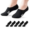 thumbnail image 1 of No Show Ankle Socks for Women - 5-Pairs Cushioned  Breathable for Running  Casual Wear, 1 of 1