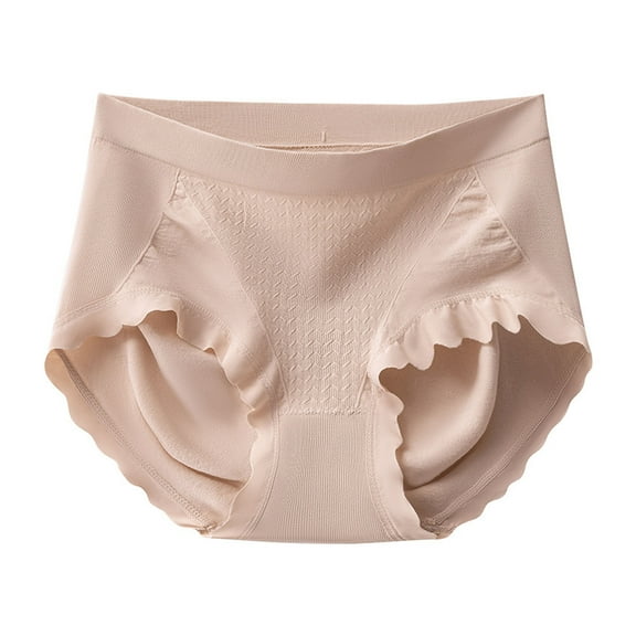 No Show Cotton Briefs for Women Seamless Mid-Rise Panties Soft Breathable Invisible Underwear for Daily Wear Sleep