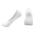 thumbnail image 1 of No Show Mesh Socks Breathable Invisible Loafer Liners Non Slip Silicone Grip Moisture Wicking Cotton Thin Cut Footies White, 1 of 3