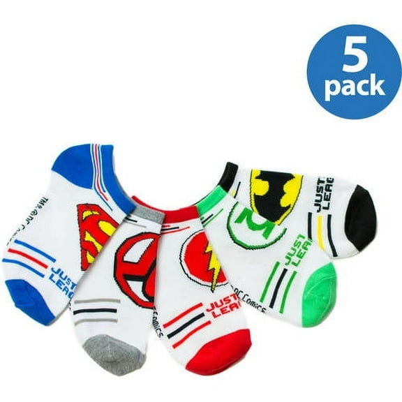 No Show Socks, 5 Pairs (Little Boys & Big Boys)