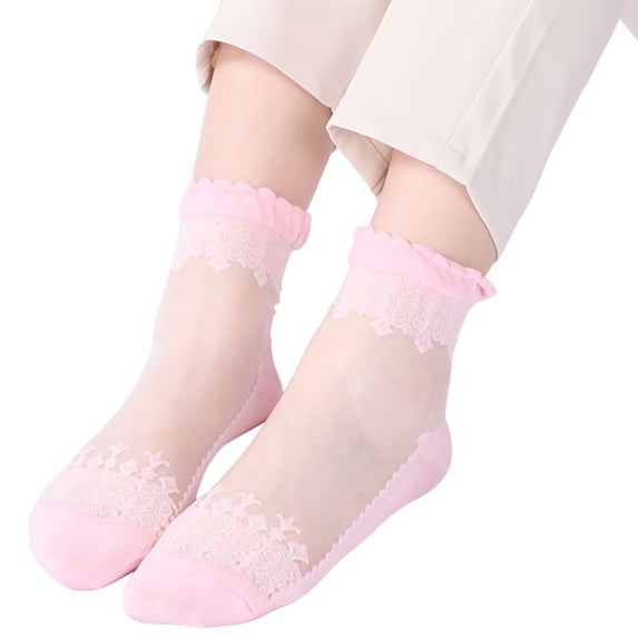 No Show Socks Comfortable 1 Pairs Unisex Warm Soft Print Sport Medium Stockings Winter Invisible Casual Socks For Women