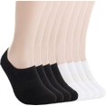 thumbnail image 1 of No Show Socks For Women Men Cotton Cushion Footies Liner S M L XL, 1 of 1