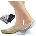 thumbnail image 1 of No Show Socks Men Breathable Non Slip Low Cut Socks Women Cotton Durable Invisible Socks Loafers 7-15, 1 of 5
