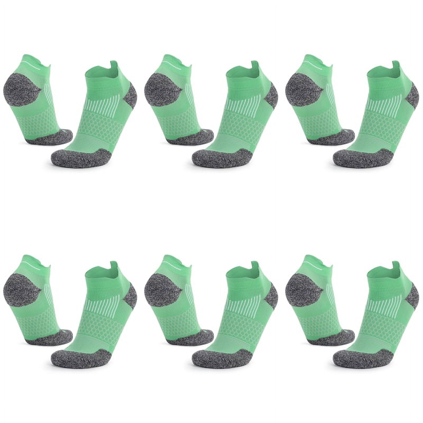 No Show Socks Mens Athletic Running Low Cut Socks 6Pairs(M(3945cm