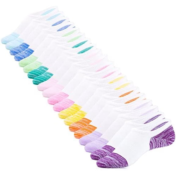 No Show Socks Women 10 Pairs Low Cut Anti-Slid Novelty Athletic Casual Invisible Liner Socks