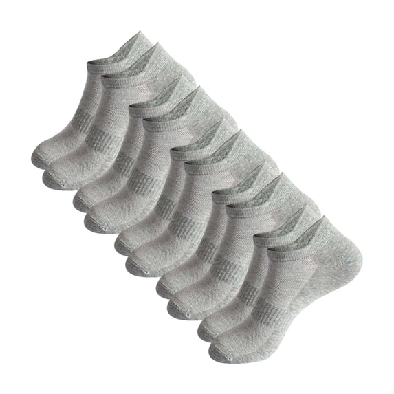 No Show Socks Women 5 Pairs Mesh Solid Breathable Sports Boat Socks