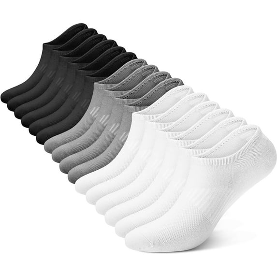No Show Socks Women 8 Pairs, Low Cut Non Slip Ankle Invisible Casual Socks