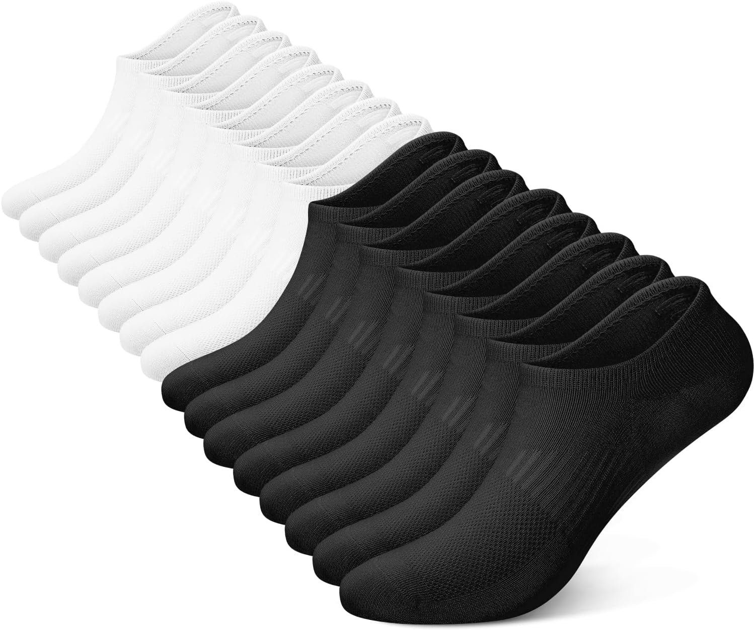No Show Socks Women 8 Pairs, Low Cut Non Slip Ankle Invisible Casual Socks