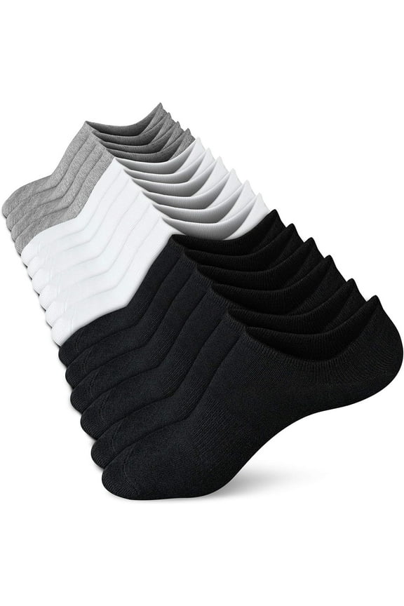 No Show Socks Women Low Socks Non Slip Flat Boat Line 4/8 Pairs