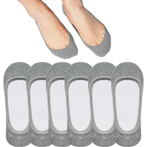 No Show Socks Women for Flats 4 to 8 Pack Non Slip Invisible Ultra Low Cut Socks Shoe Size 5-8/9-11