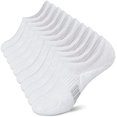 thumbnail image 1 of No Show Socks Womens Athletic Cushion Ankle Footies Low Cut 5-6 Pairs, 1 of 7