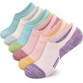 thumbnail image 1 of No Show Socks Womens Athletic Cushioned Low Cut Sports Running Ankle Socks for Women 6 Pairs, 1 of 1