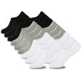 thumbnail image 1 of No Show Socks Womens Cotton Low Cut Non Slip Casual Socks Invisible Flat Boat Liner Socks (6/9 Pairs), 1 of 5