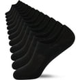 thumbnail image 1 of No Show Socks Womens Cotton Low Cut Non Slip Casual Socks Invisible Flat Boat Liner Socks (6/9 Pairs), 1 of 5