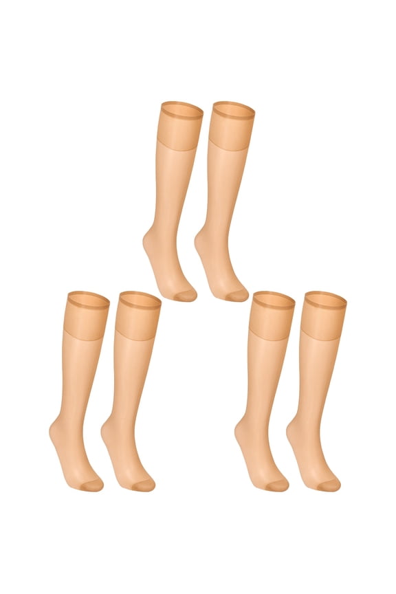 No Show Socks Womens Non Slip 3 Pairs Of Silk Thigh High Socks Nylon Socks Party Tights Accessories