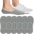 thumbnail image 1 of No Show Socks Womens - Non Slip Low Cut Ankle - Invisible Liner Socks for Casual & Formal Wear - Soft & Stretchable, 1 of 1